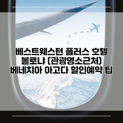 베스트웨스턴 플러스 호텔 볼로냐 (관광명소근처) 베네치아 아고다 할인예약 팁