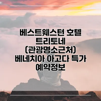 베스트웨스턴 호텔 트리토네 (관광명소근처) 베네치아 아고다 특가 예약정보