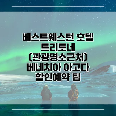 베스트웨스턴 호텔 트리토네 (관광명소근처) 베네치아 아고다 할인예약 팁