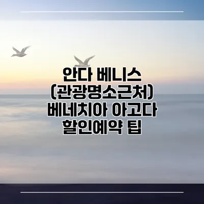 안다 베니스 (관광명소근처) 베네치아 아고다 할인예약 팁