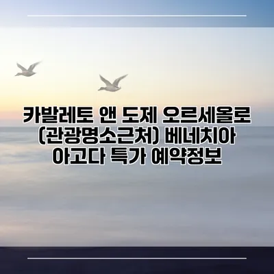 카발레토 앤 도제 오르세올로 (관광명소근처) 베네치아 아고다 특가 예약정보