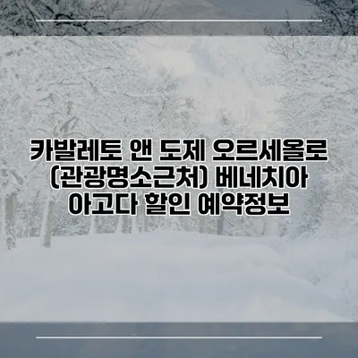 카발레토 앤 도제 오르세올로 (관광명소근처) 베네치아 아고다 할인 예약정보
