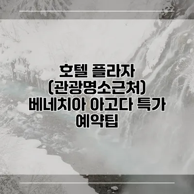 호텔 플라자 (관광명소근처) 베네치아 아고다 특가 예약팁