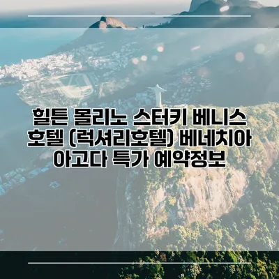 힐튼 몰리노 스터키 베니스 호텔 (럭셔리호텔) 베네치아 아고다 특가 예약정보