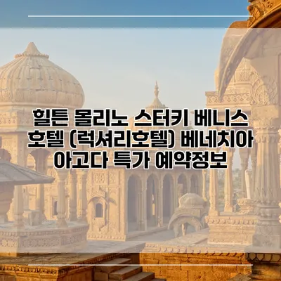 힐튼 몰리노 스터키 베니스 호텔 (럭셔리호텔) 베네치아 아고다 특가 예약정보