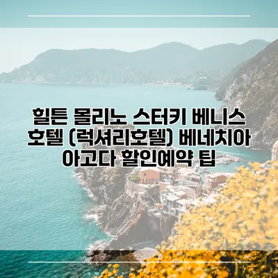힐튼 몰리노 스터키 베니스 호텔 (럭셔리호텔) 베네치아 아고다 할인예약 팁